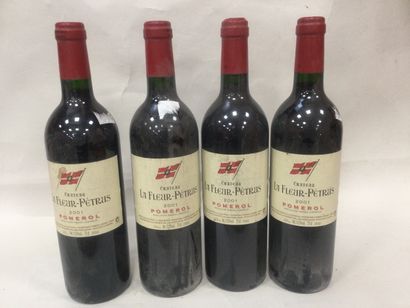 Lot de 4 Bouteilles Château LA FLEUR PETRUS,...