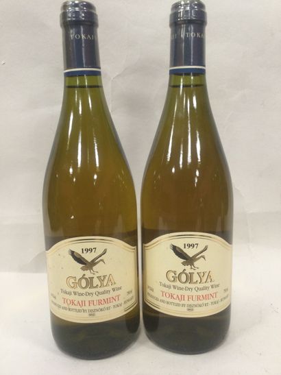Un Lot de 2 Bouteilles de Golya Tokaji Furmint,...