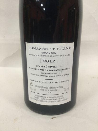 Une Bouteille de DOMAINE DE LA ROMANEE CONTI,...