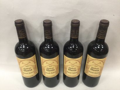 Lot de 4 Château Gloria Saint Julien, 20...