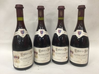 Lot de 4 Bouteilles d'Hospices de Dijon-Cuvée...