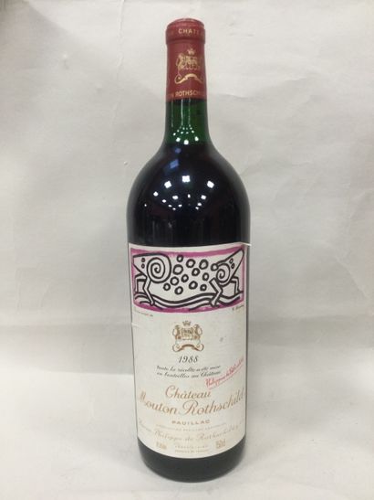 
Un magnum de château MOUTON ROTSCHILD Pauillac...