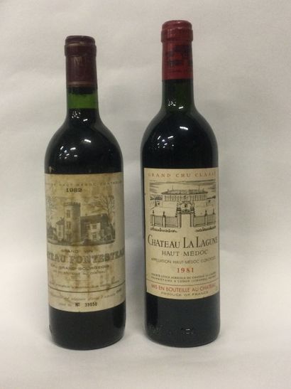 Lot Bordeaux rouge : 1 Bouteille Château...