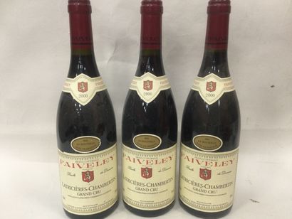 Lot de 3 Bouteilles de Faiveley Latricières-Chambertin...