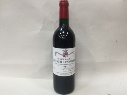 Un Lot de 9 Bouteilles de LATOUR à POMEROL...