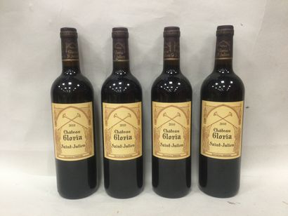Lot de 4 Château Gloria Saint Julien, 20...