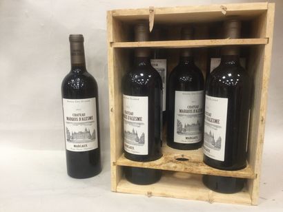 Lot de 6 Château Marquis d'Alesme GCC 2011,...