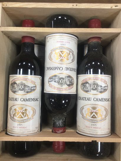 Lot de 6 Bouteilles Château CAMENSAC, Haut...