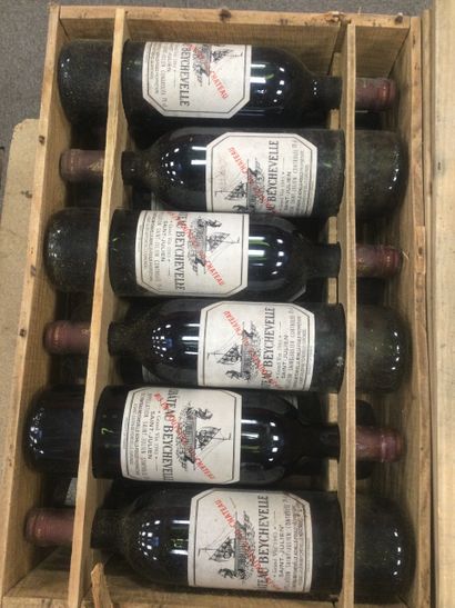 
Lot de 12 Bouteilles Château BEYCHEVELLE,...