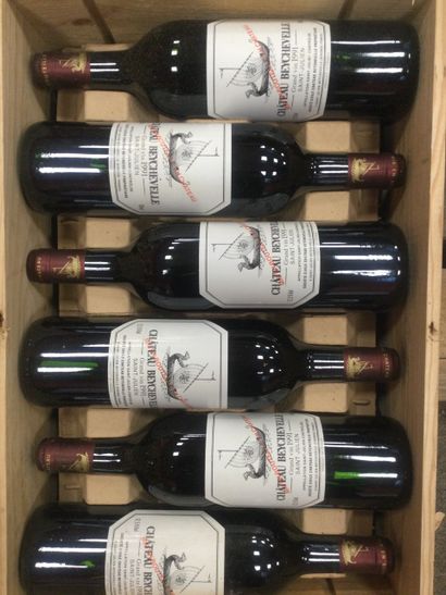 Lot de 12 bouteilles Château BEYCHEVELLE,...