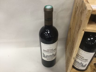 Lot de 6 Château Marquis d'Alesme GCC 2011,...