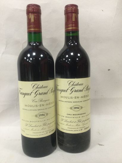 Lot de 12 Bouteilles Château FRANQUET GRAND...