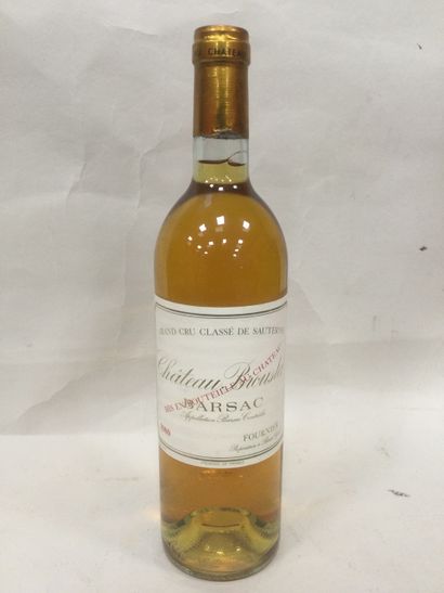 Lot de 12 Bouteilles château BROUSTET, Barsac-Sauternes,...