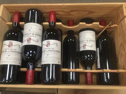 Un Lot de 9 Bouteilles de LATOUR à POMEROL...