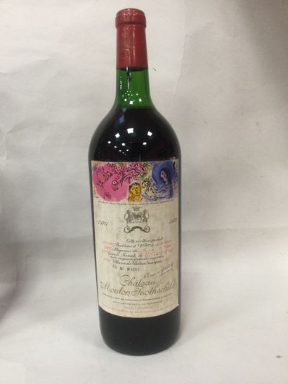 
Un magnum de MOUTON ROTSCHILD 1970 (étiquette...