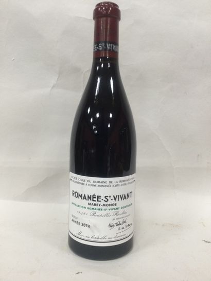 Une Bouteille de DOMAINE DE LA ROMANEE CONTI,...