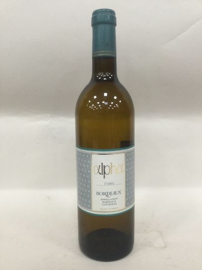 11 bt Alpha Bordeaux Blanc 1989 - CBO -