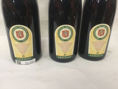 Lot de 3 Bouteilles de Faiveley Latricières-Chambertin...