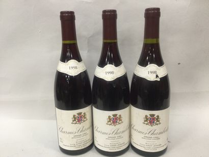 Lot de 3 Bouteilles de Charmes-Chambertin...