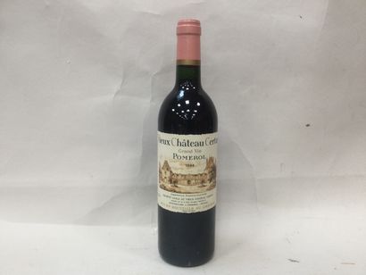 Lot de 8 Bouteilles de Vieux Château CERTAN,...