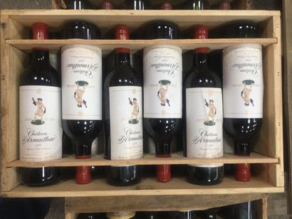 
Lot de 12 Bouteilles Château d'ARMAILHAC,...