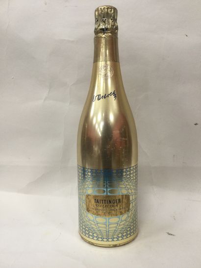 
Une Bouteille de Taittinger sérigraphié...