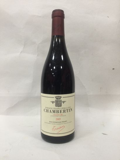 6 Bouteilles de CHAMBERTIN domaine TRAPET...