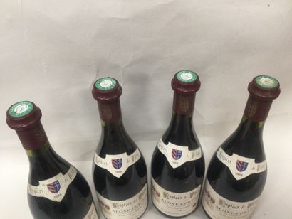 Lot de 4 Bouteilles d'Hospices de Dijon-Cuvée...