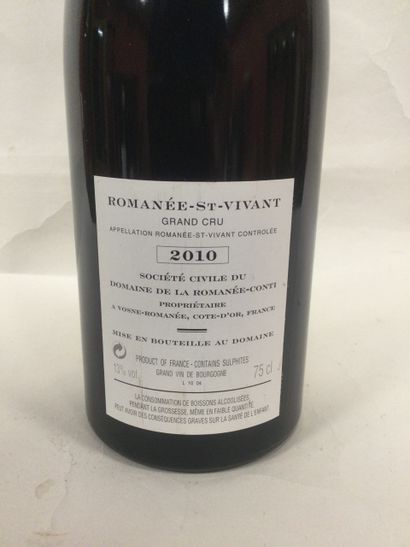 Une Bouteille de DOMAINE DE LA ROMANEE CONTI,...