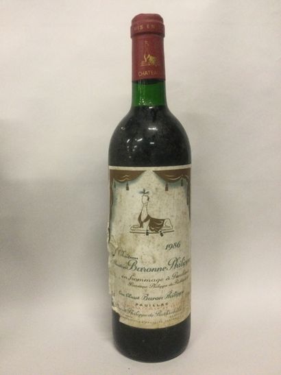 Une Bouteille CHATEAU BARONNE PHILIPPE, Cru...