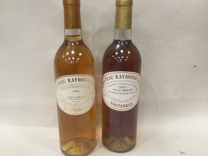Un Lot de 6 Bouteilles de Château RAYMOND...