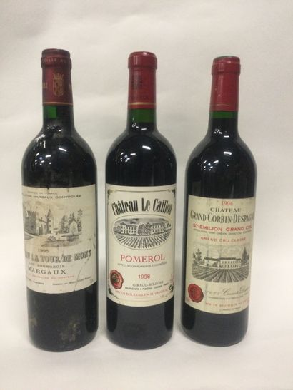 Lot Bordeaux rouge : 1 Bouteille Château...