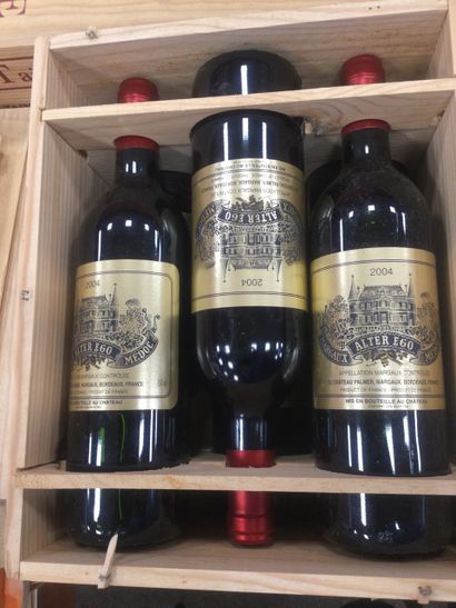 6 Bouteilles d'ALTER EGO Margaux 2004 CB...