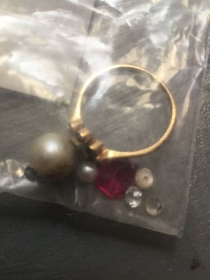 Bague + perles (pour la casse)