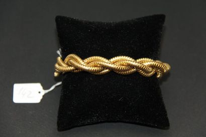 Bracelet en or jaune 18K (750/oo) composé...