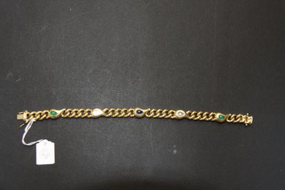 CHOPARD : Bracelet en or jaune 18K (750/oo)...