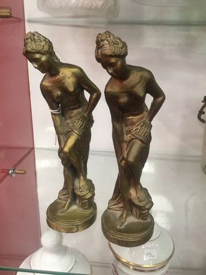 Deux sculptures en bronze 