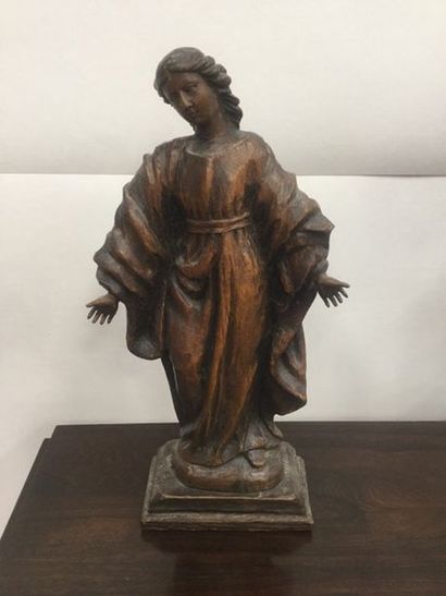 Sculpture en bois XVIII, ht. 39cm