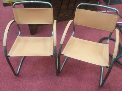 Deux fauteuils Marcel Bauer