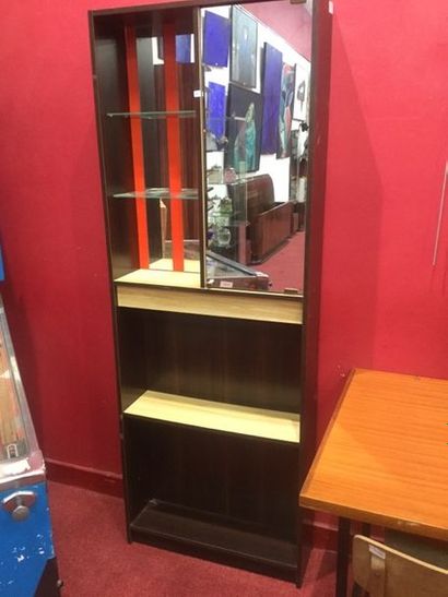 Vitrine avec étagères