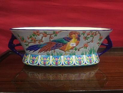 Longwy, jardinière L. 48cm 5/20