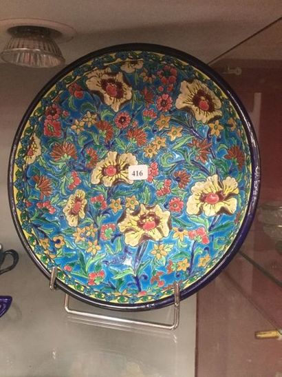 Longwy, coupe sur talon D792, diam. 26cm