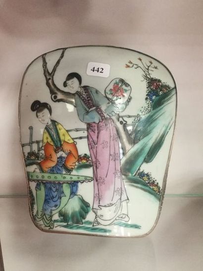 Boîte en MA du 19ème siècle, couvercle en...