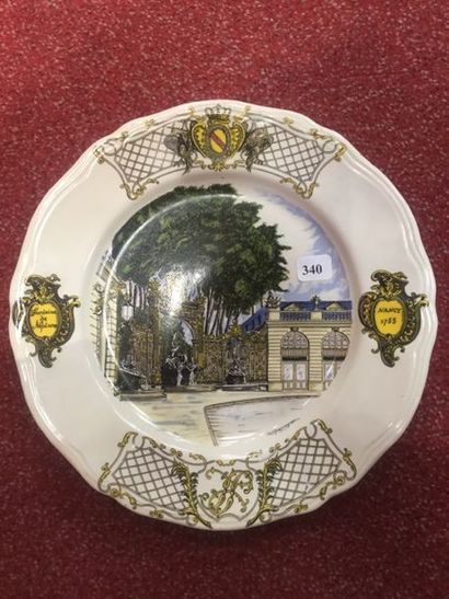 Assiette NANCY 1755, diam. 25,5 cm