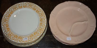 178- 6 grandes assiettes Villeroy & Boch...