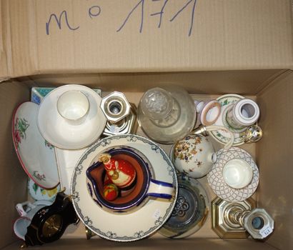171- Lot de vaisselle diverse : assiette...