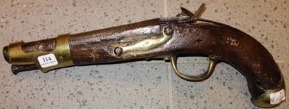 114- Pistolet à crosse L : 26 cm