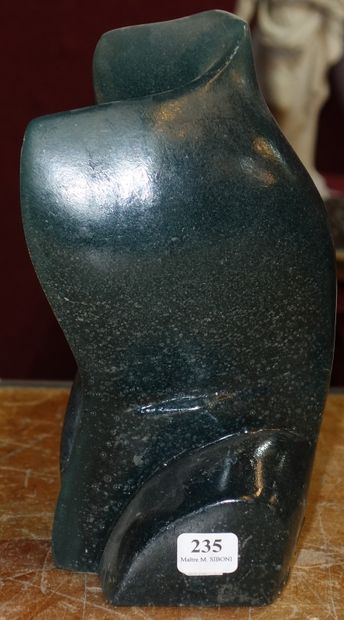 235- Sculpture en verre H : 22 cm