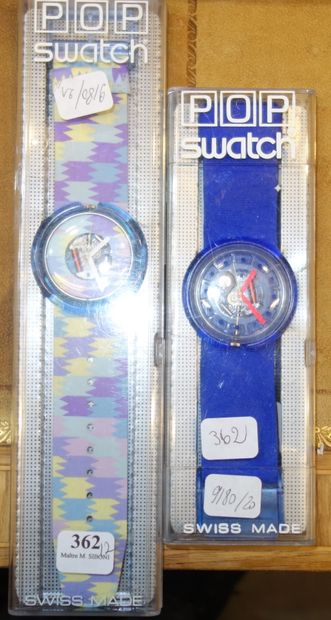 362- 2 montres SWATCH ''Pop''