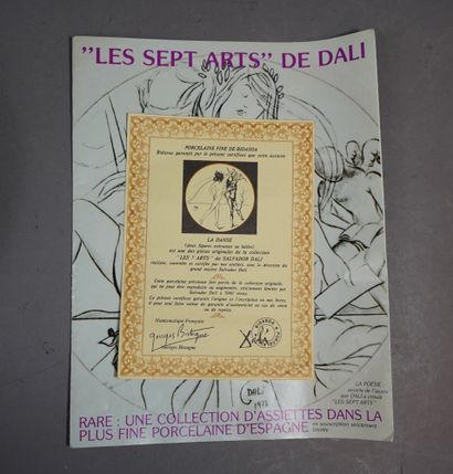 231- DALI 3 assiettes ''La Danse''